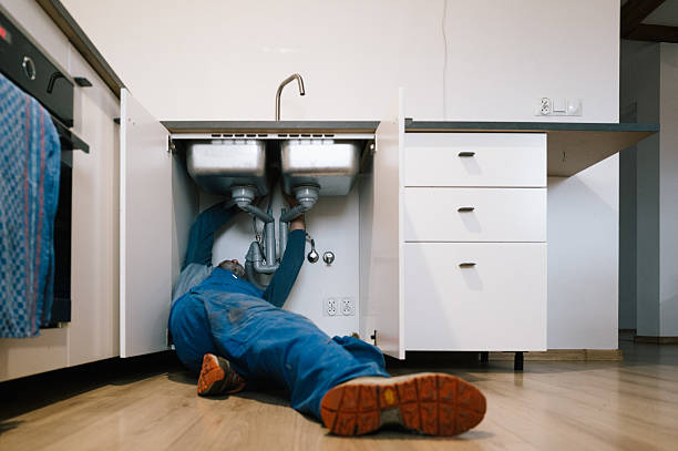 Professional Drain Cleaning technician working in Montgomery, WV